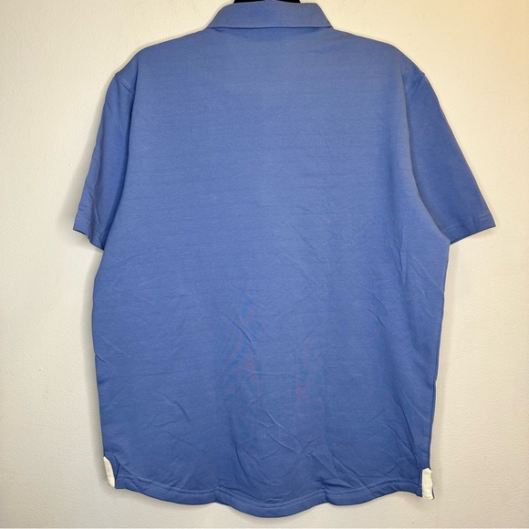 VEBOON Polo Men Collared T Shirts Front Pocket Cotton Blend Short Sleeve Tees L - Picture 7 of 8